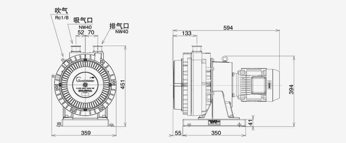 ISPC-1000無油渦鏇式真(zhen)空泵優勢